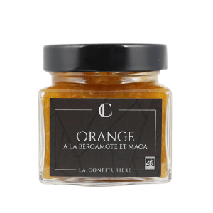 Confiture d'orange à la bergamote et maca 200g