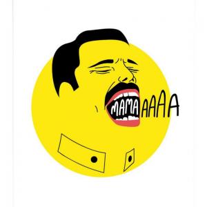 Affiche Freddie Mercury - Mamaaaaa