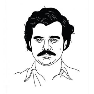 Affiche portrait Pablo Escobar