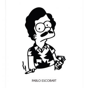 Affiche Pablo Bart Escobar
