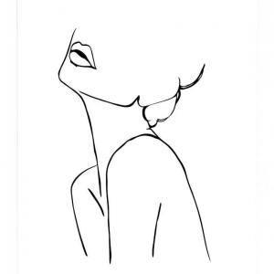 Affiche minimaliste Poupoupidou - inspirée de Marilyn Monroe